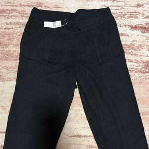 j crew Black Jogger Pants